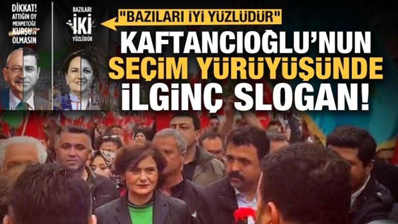 Milliyetçi sloganlar, bozkurt işaretleri… Kaftancıoğlu'ndan takiye yürüyüşü!