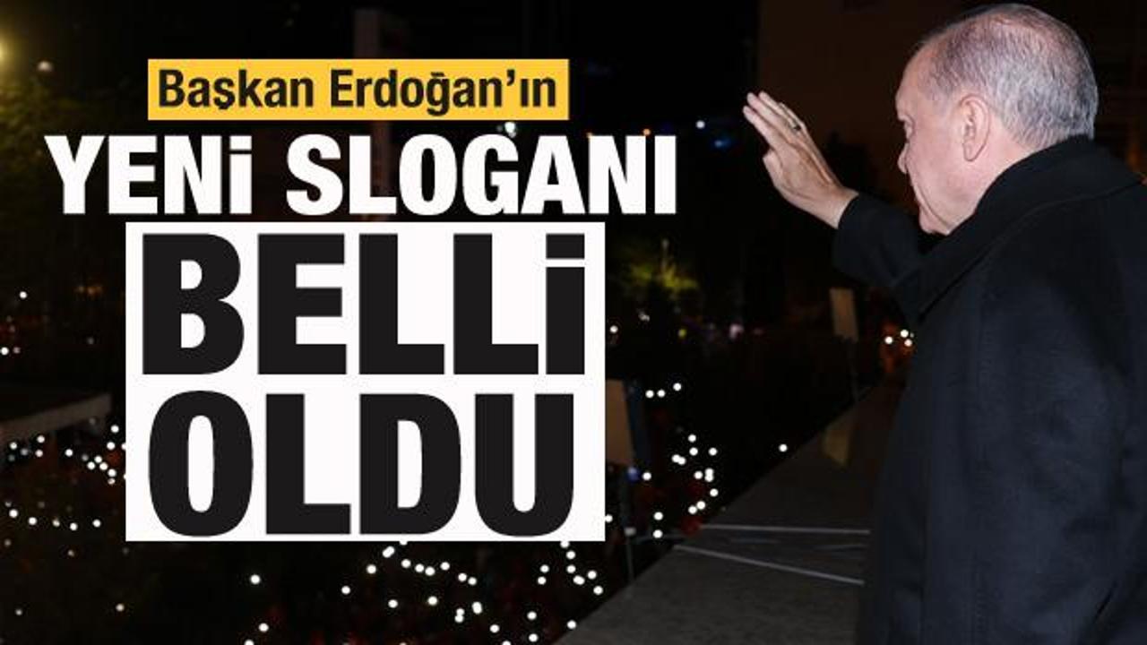 Seçim 2. tura kaldı! Başkan Erdoğan'ın yeni sloganı belli oldu