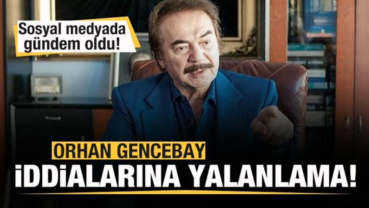 Sosyal medyada gündem oldu! 'Orhan Gencebay' iddialarına yalanlama!