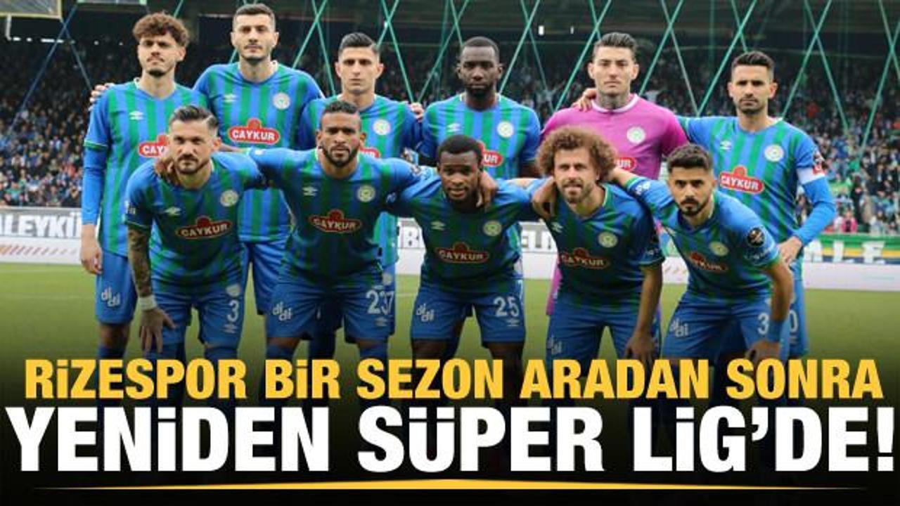 Süper Lig'e yükselen ikinci takım belli oldu!