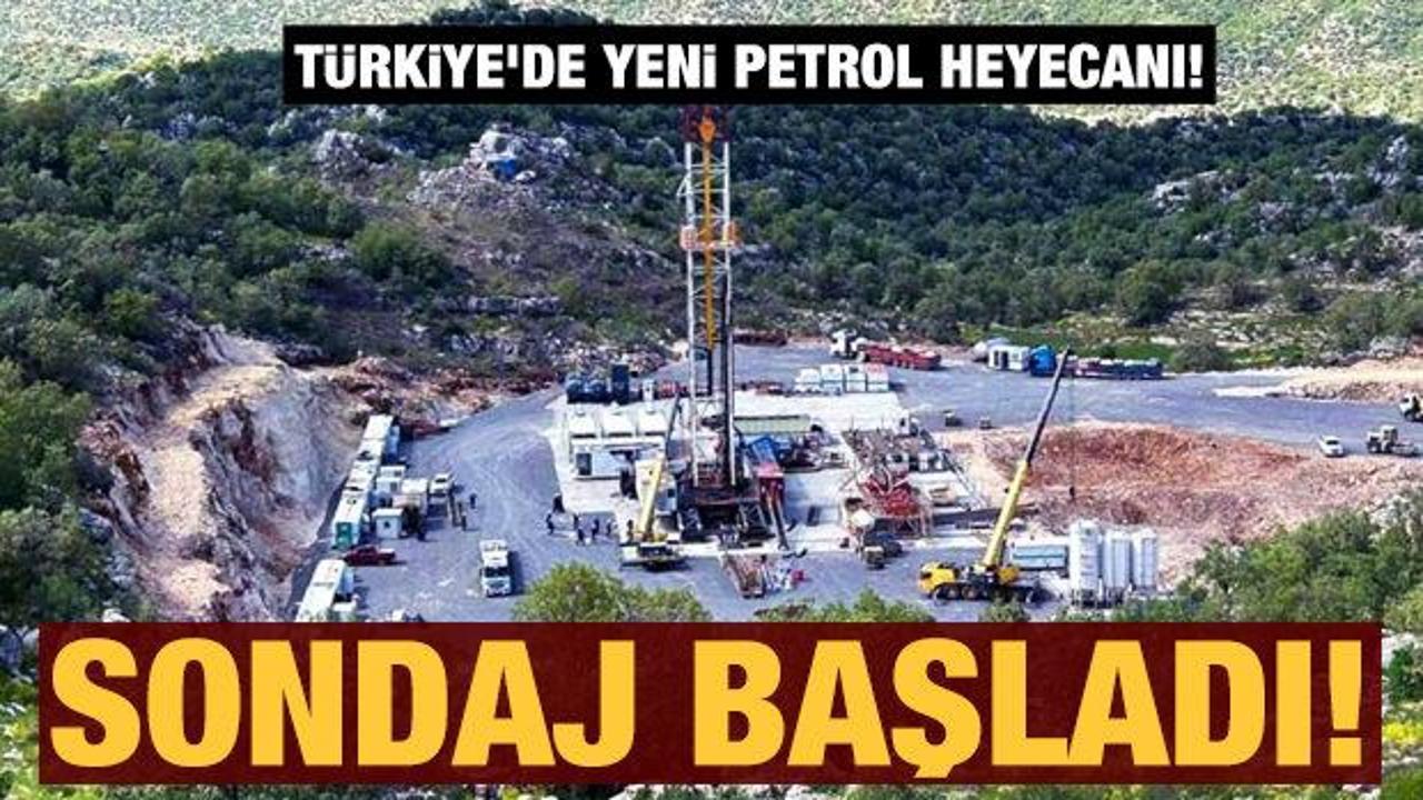 Türkiye'de yeni petrol heyecanı! Sondaj başladı