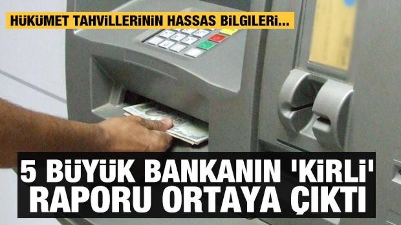 5 b&uuml;y&uuml;k bankanın 'kirli' raporu ortaya &ccedil;ıktı: H&uuml;k&uuml;met tahvillerinin hassas bilgileri...