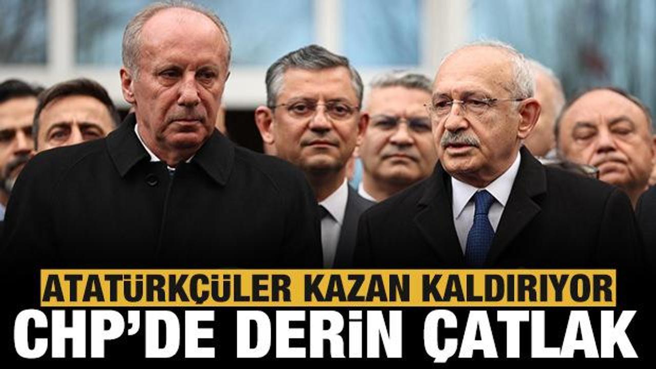CHP'de derin &ccedil;atlak: Atat&uuml;rk&ccedil;&uuml;ler kazan kaldırıyor