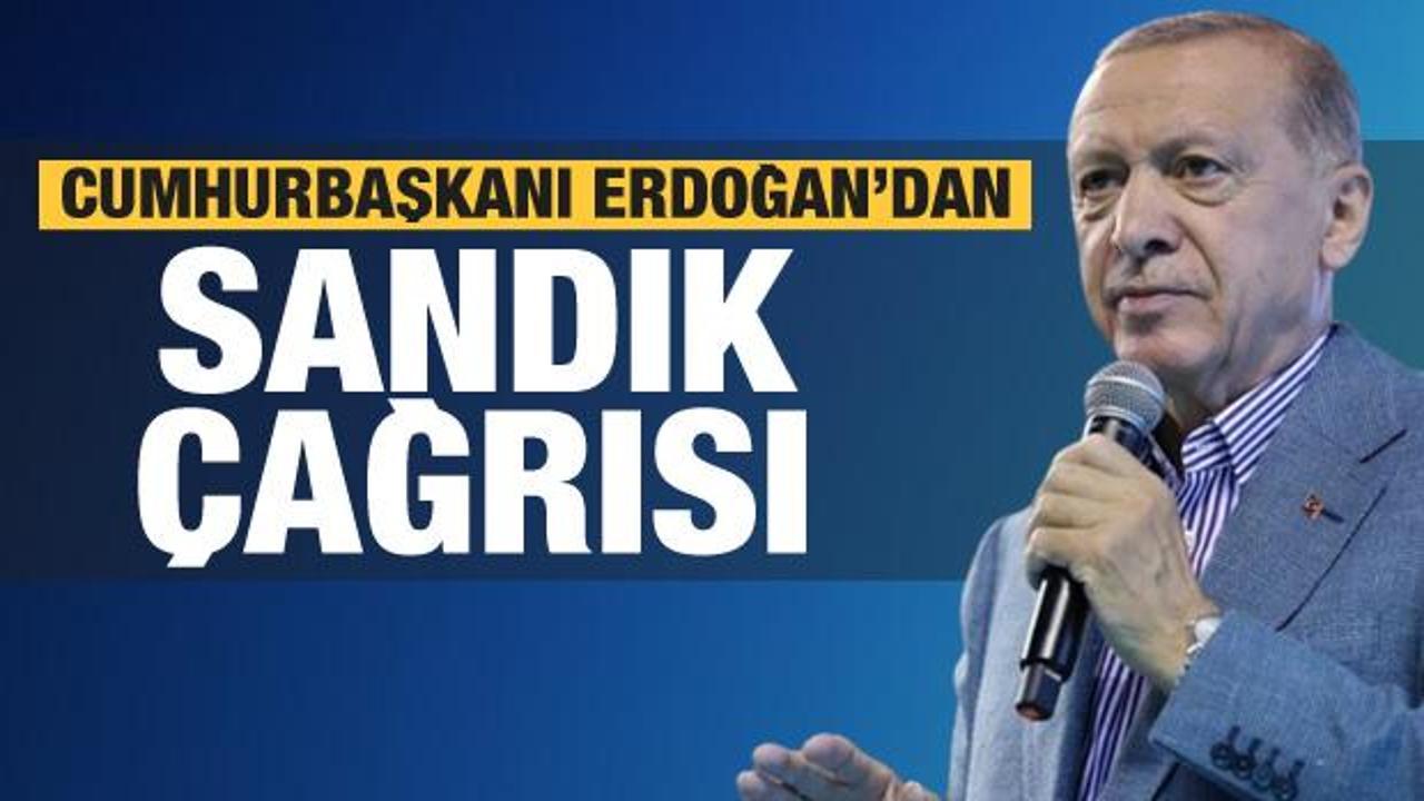 Cumhurbaşkanı Erdoğan'dan son dakika sandık açıklaması