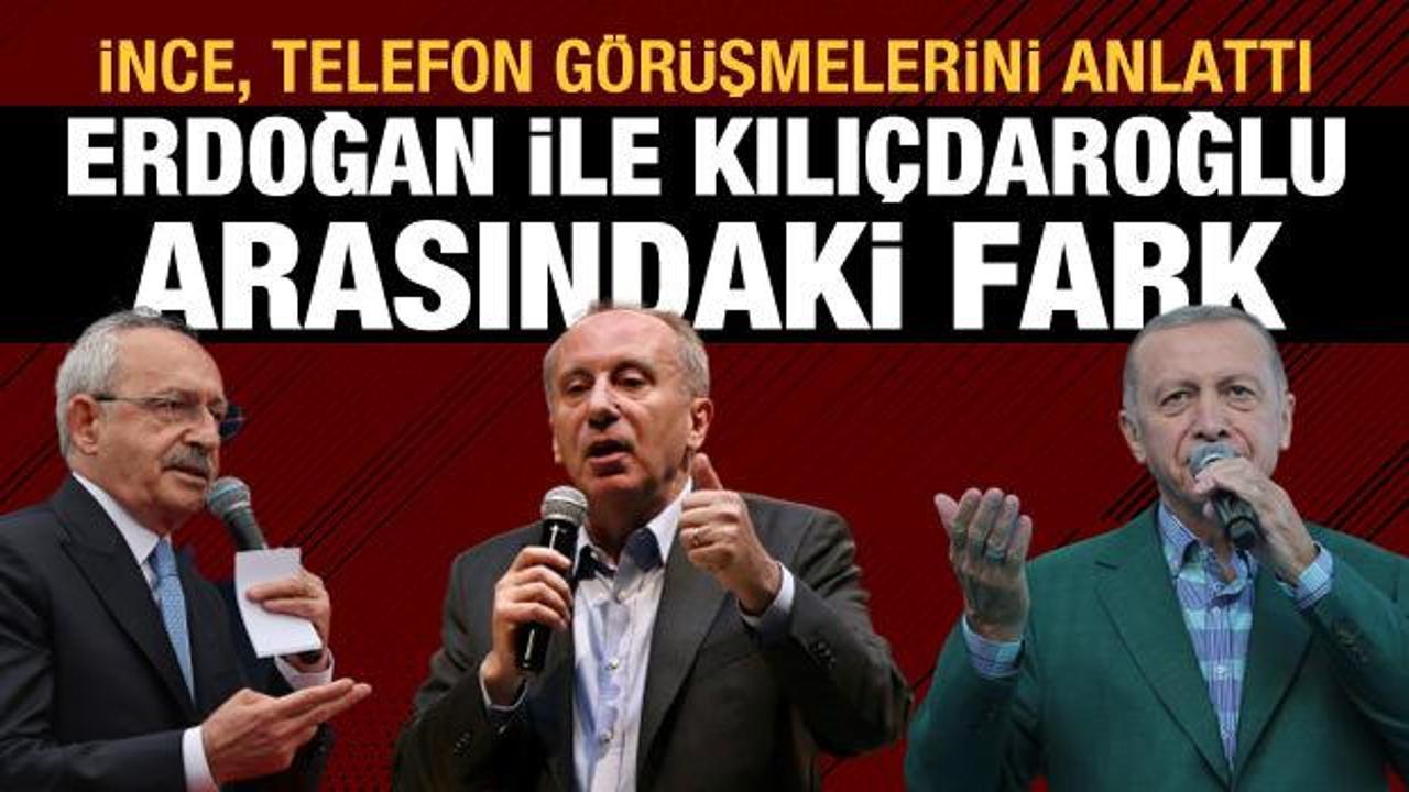 İnce, Erdoğan ve Kılıçdaroğlu'yla görüşmesini anlattı: İki lider iki farklı yaklaşım