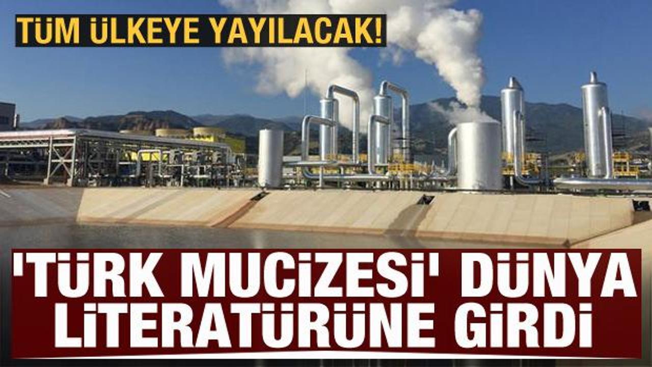 jeotermalde 'Türk mucizesi' dünya literatürüne girdi