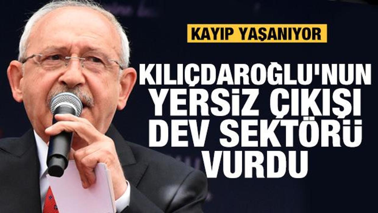 Kılı&ccedil;daroğlu'nun yersiz &ccedil;ıkışı dev sekt&ouml;r&uuml; vurdu: Kayıp yaşanıyor
