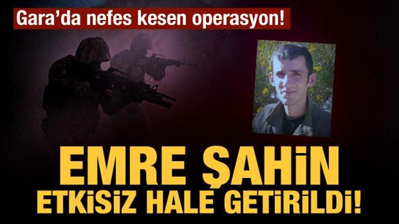 MİT'ten nefes kesen operasyon: Emre Şahin Gara'da etkisiz hale getirildi!