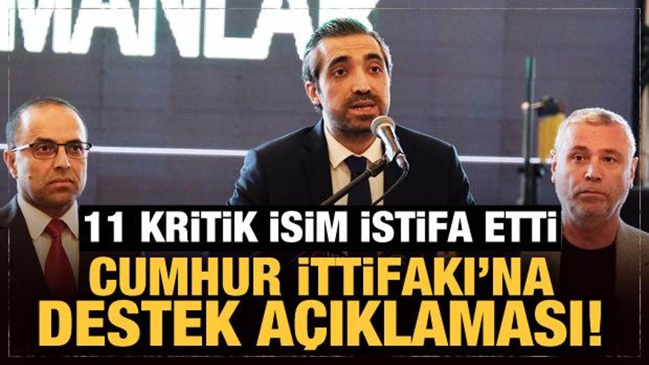 Son Dakika: Gelecek Partisi'nde 11 kritik isim istifa etti!