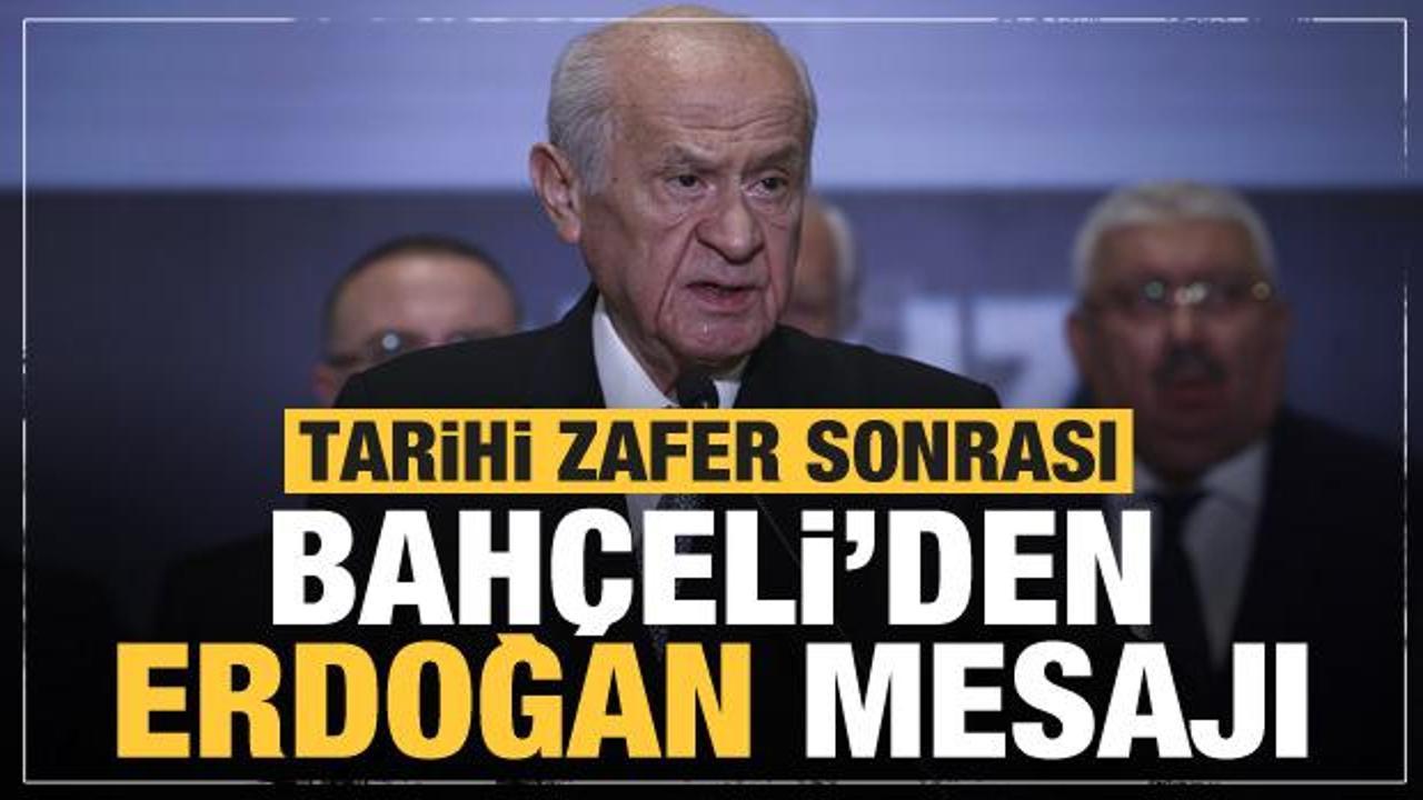 Tarihi zafer sonrası Bah&ccedil;eli'den ilk a&ccedil;ıklama! 