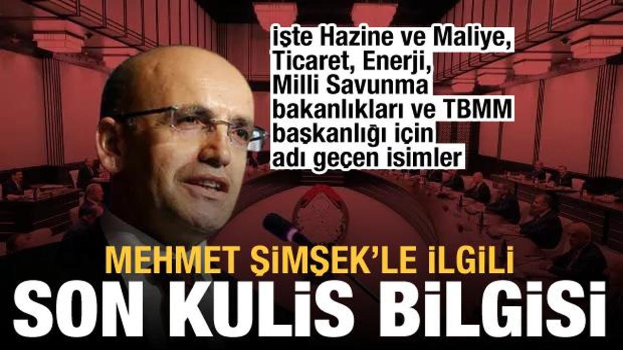 Abdulkadir Selvi'den Mehmet Şimşek iddiası: İşte yeni kabine için adı geçen isimler