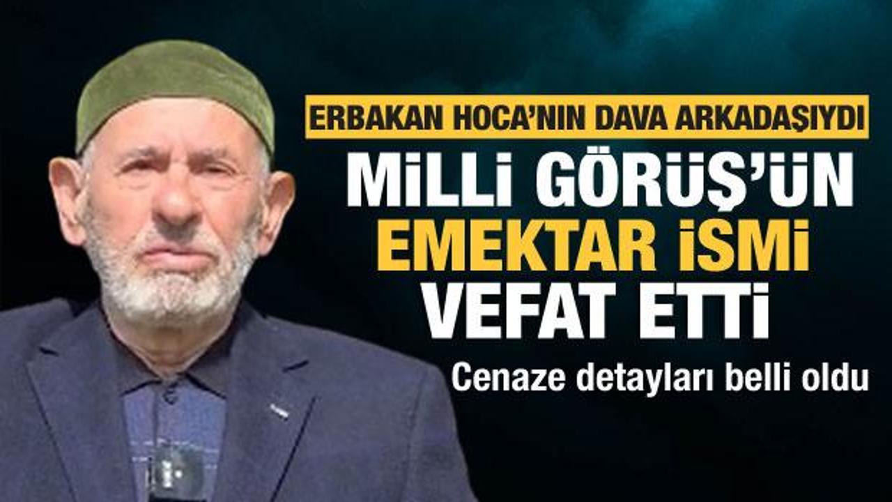 Erbakan Hoca'nın dava arkadaşı Hasan Damar vefat etti