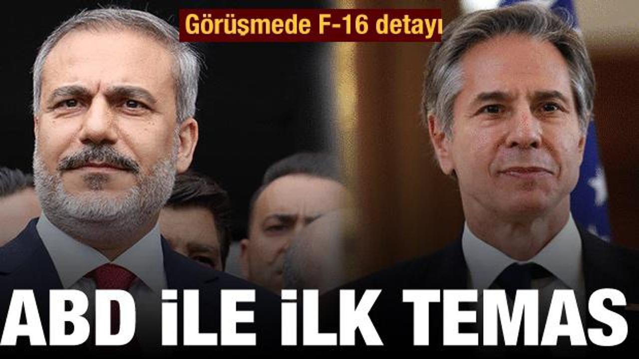 Hakan Fidan, ABD'li mevkidaşı Blinken'la g&ouml;r&uuml;şt&uuml;