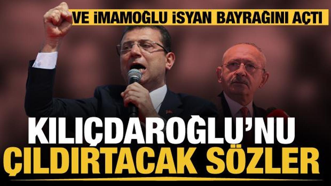 İmamoğlu "Aynı gaflete kapılamayız" deyip Kılıçdaroğlu'na bayrak açtı
