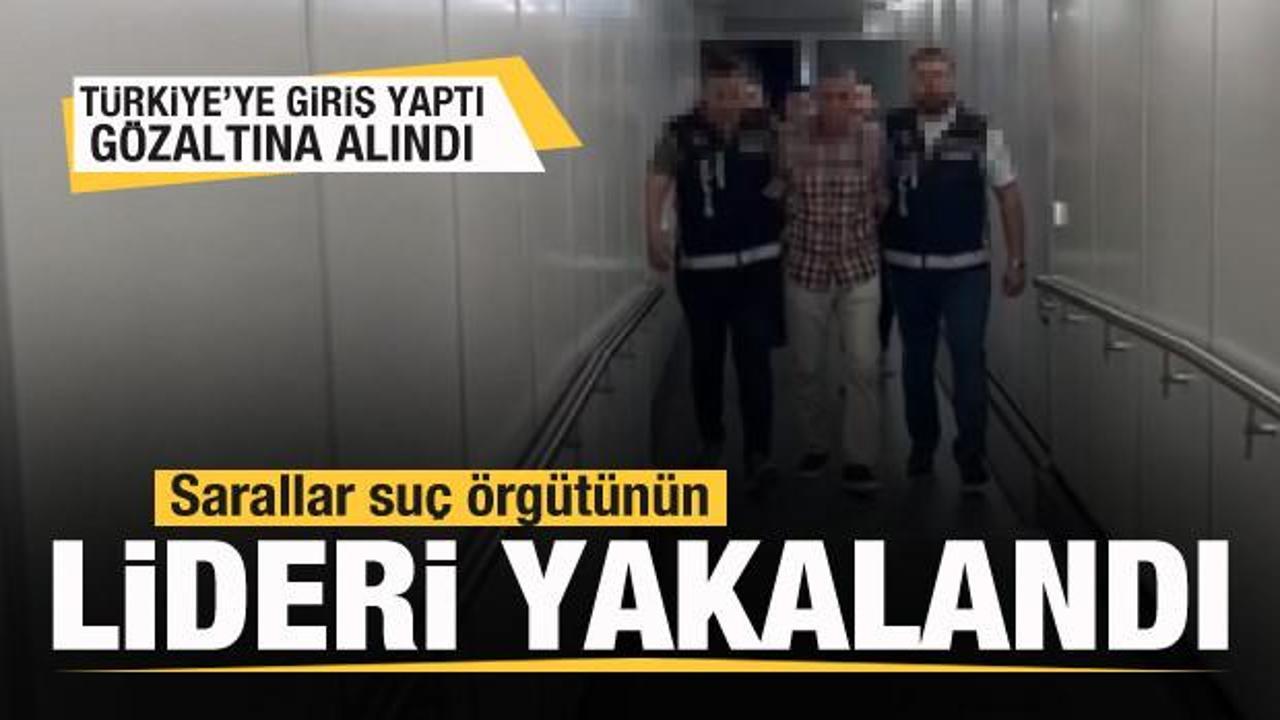 Sarallar su&ccedil; &ouml;rg&uuml;t&uuml;n&uuml;n lideri yakalandı