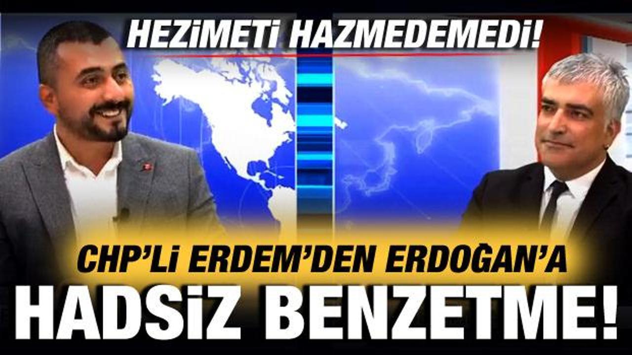 Seçim hezimetini hazmedemeyen CHP'li Eren Erdem'den Erdoğan'a hadsiz benzetme