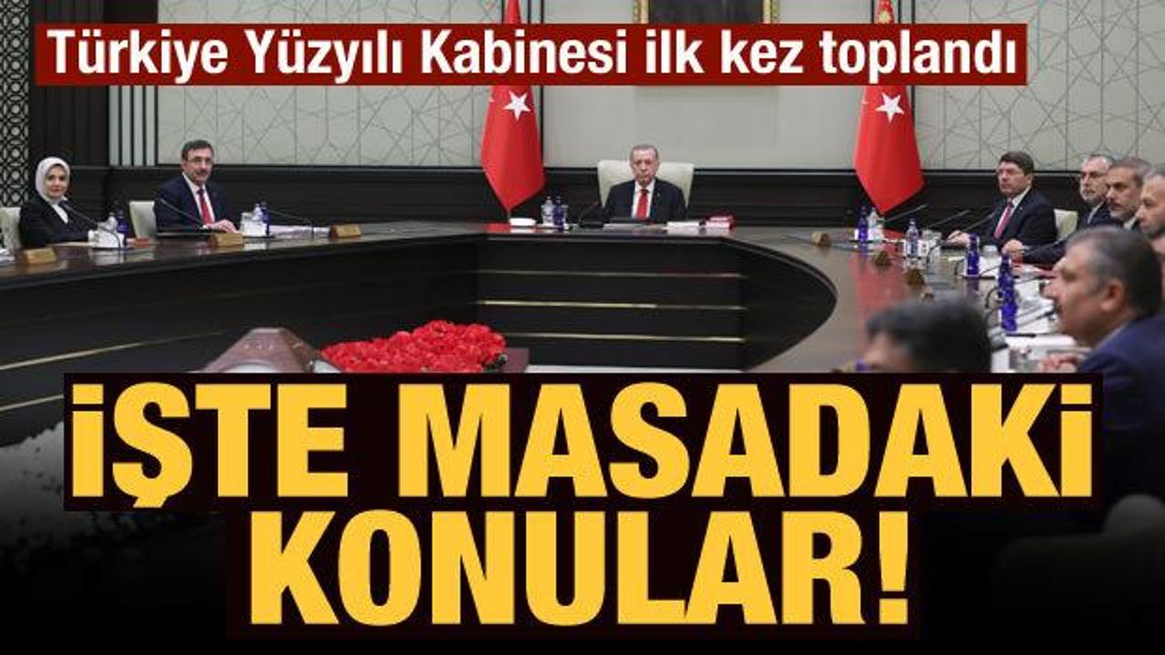Yeni kabine bug&uuml;n ilk kez toplandı: 85 milyona aşkla hizmet edeceğiz!