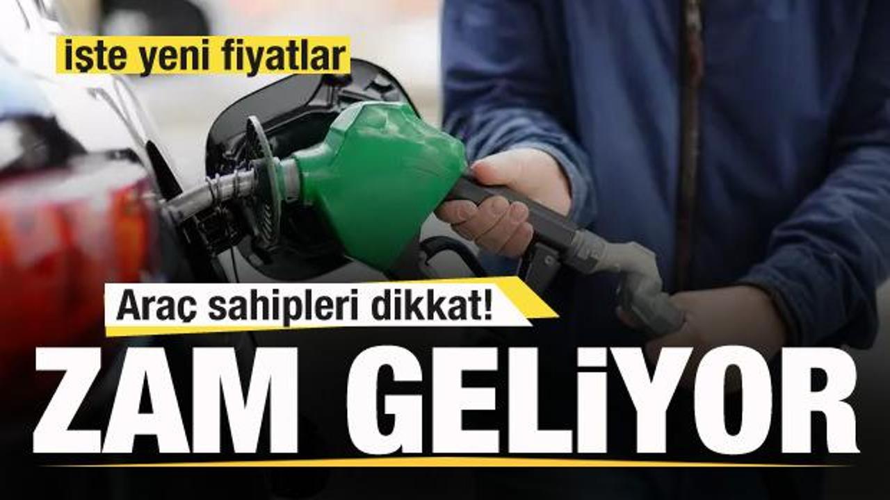 Araç sahipleri dikkat! Akaryakıta zam geliyor! İşte güncel fiyatlar