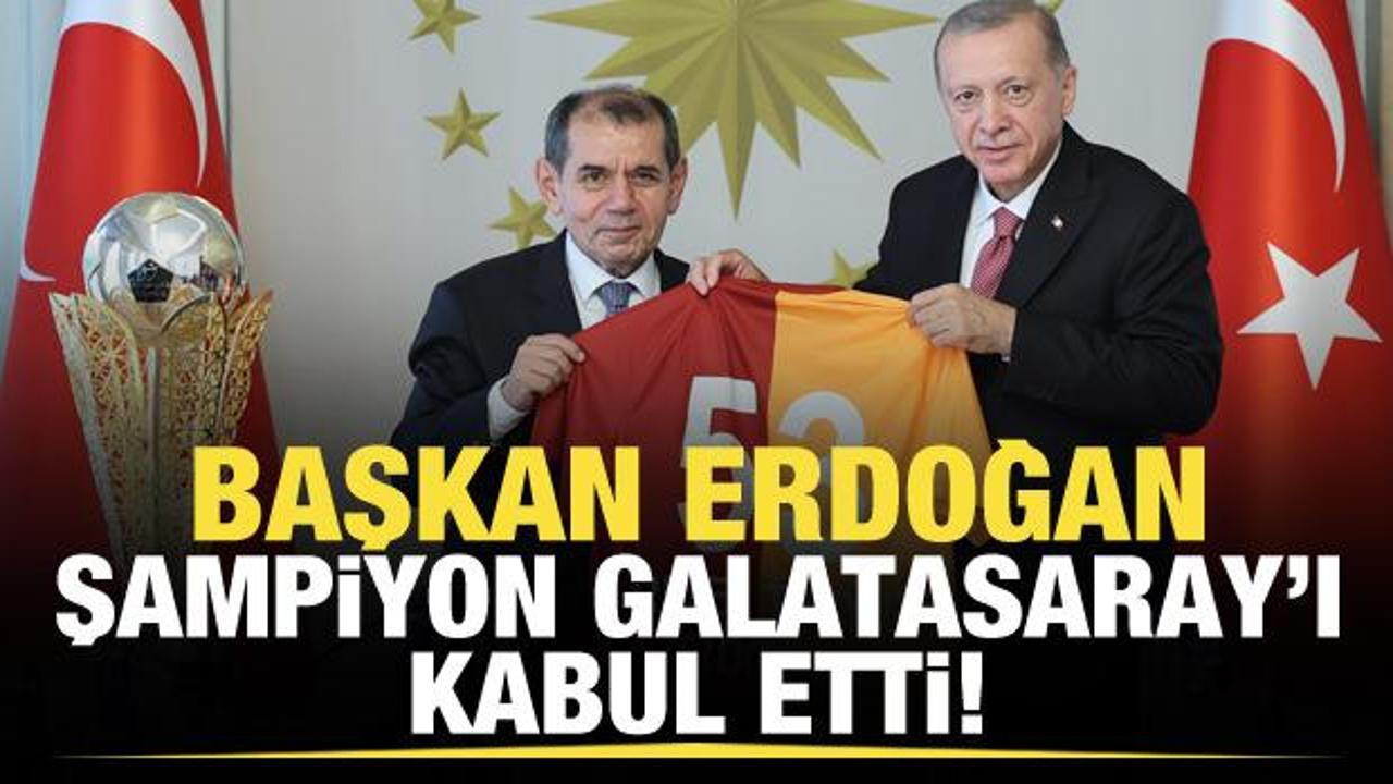 Başkan Erdoğan Galatasaray'ı kabul etti!