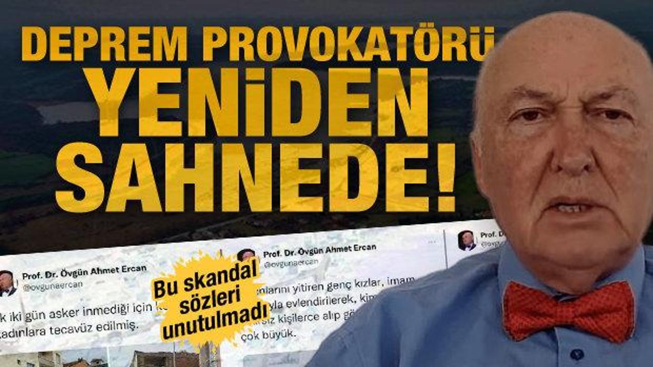 'Deprem provokat&ouml;r&uuml;' yeniden sahnede! Kara propaganda sırası Kanal İstanbul'da