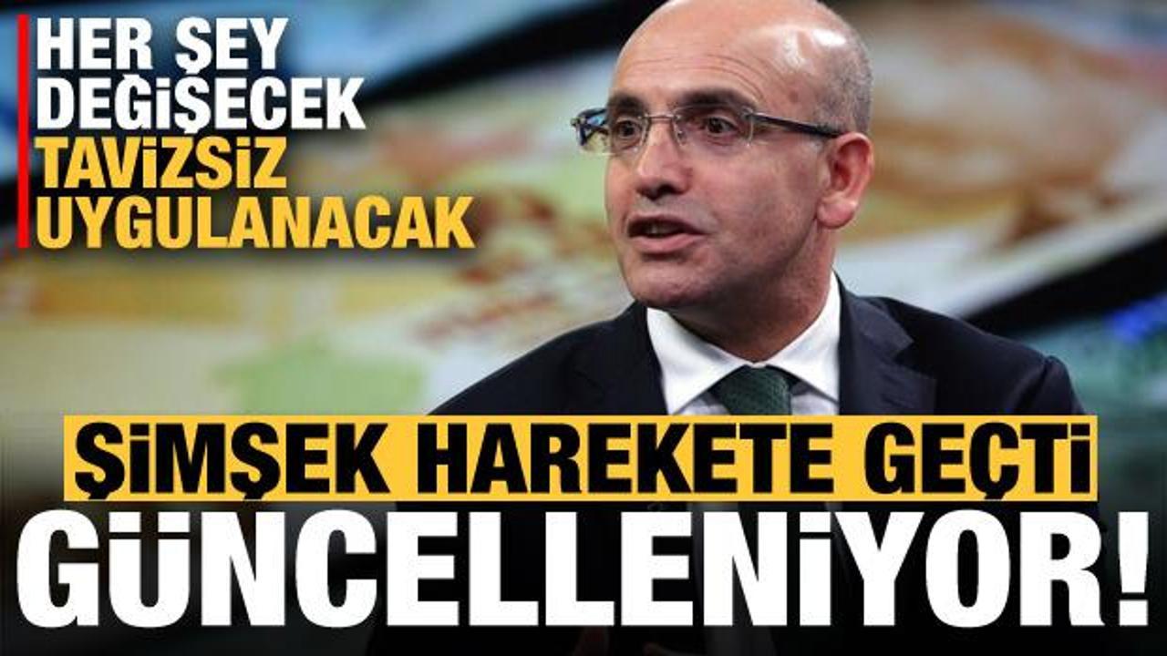 Ekonomide yeni yol haritası! Şimşek hazırlıklara başladı, g&uuml;ncelleniyor...