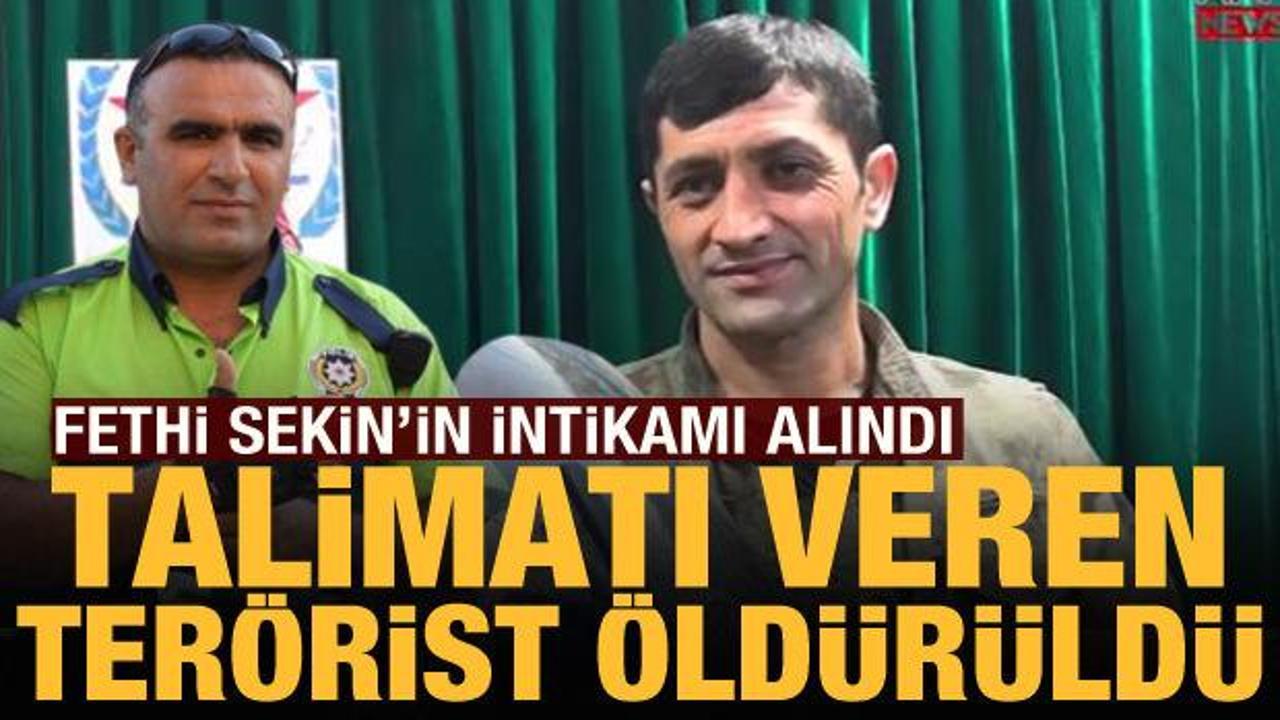 Fethi Sekin'in şehit olduğu saldırının talimatını vermişti: MİT etkisiz hale getirdi
