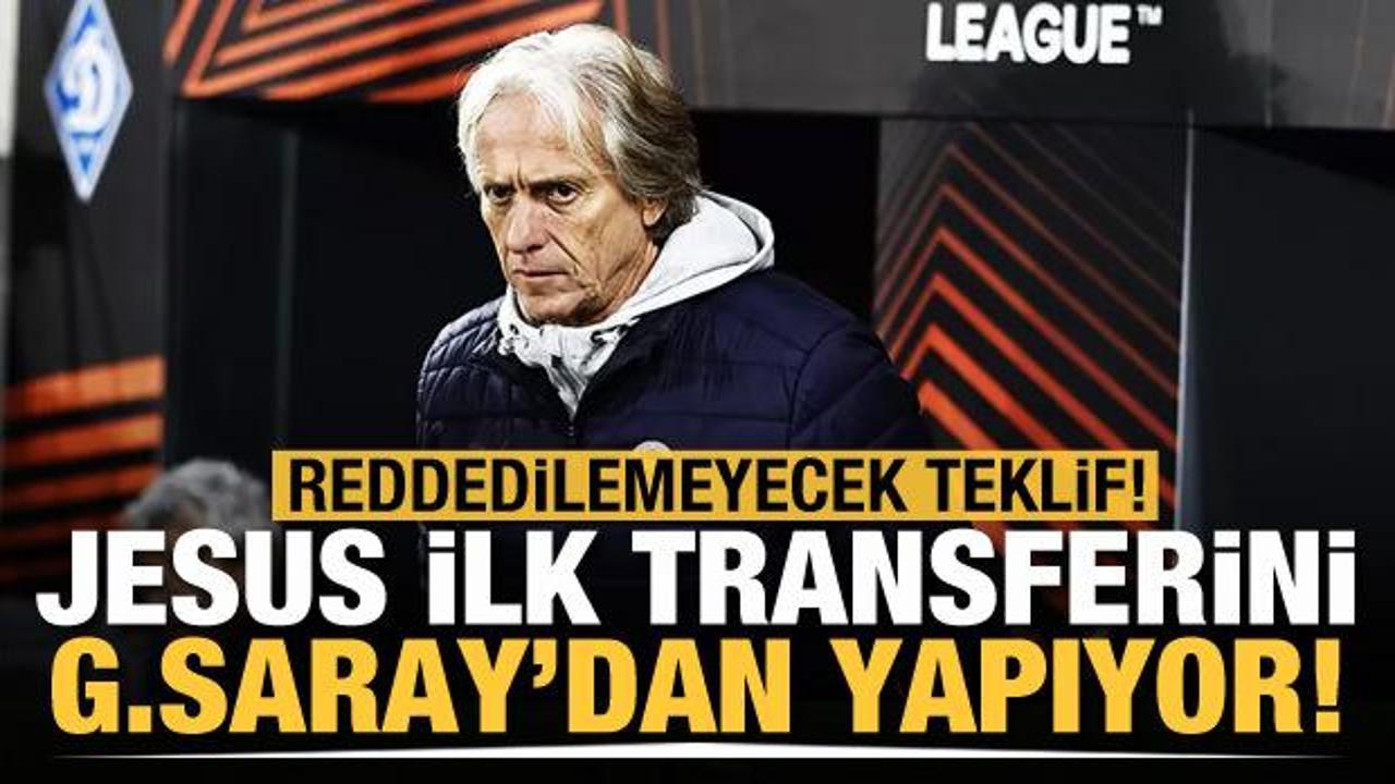 Jorge Jesus, ilk transferini Galatasaray'dan yapıyor! Reddedilemeyecek teklif