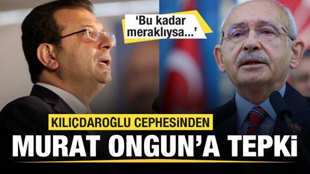 Kılı&ccedil;daroğlu cephesinden Murat Ongun&rsquo;a sert tepki