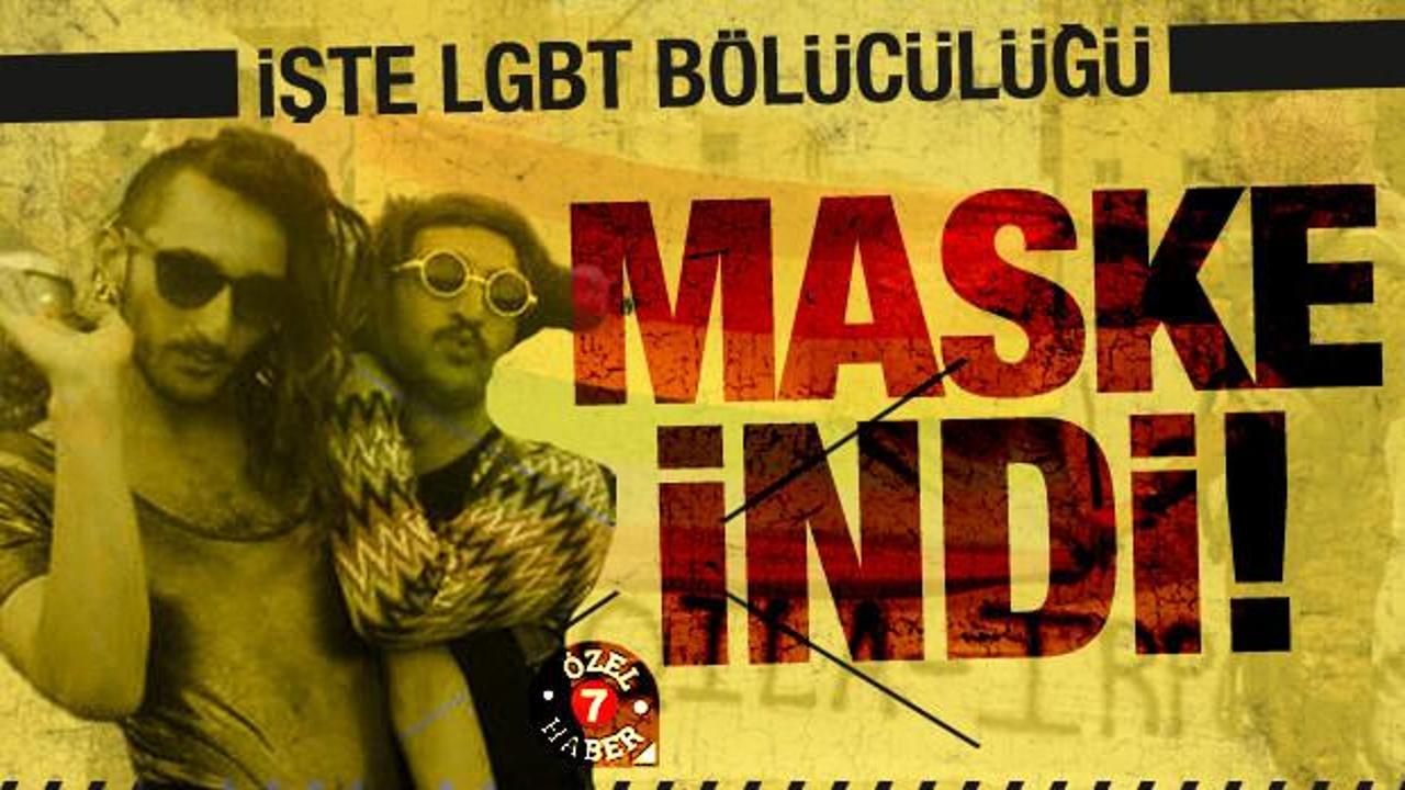 LGBT bozguncuları maskeyi indirdi: PKK bölücülüğünden farksız bildiri!