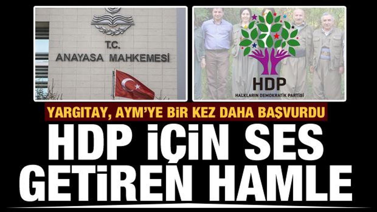 Yargıtay'dan HDP'nin hazine yardımına bloke talebi