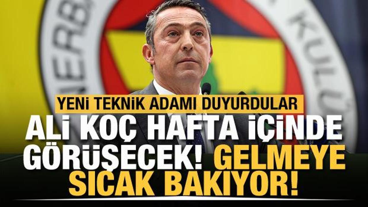Yeni teknik direkt&ouml;r&uuml; duyurdular! Ali Ko&ccedil; hafta i&ccedil;inde g&ouml;r&uuml;şecek! Gelmeye sıcak bakıyor