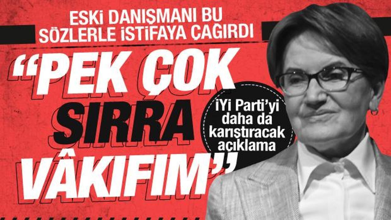 Akşener'i "sırrı" üzerinden vurdu! Hasan Sami Özvarinli: İYİ Parti saflarını terk et