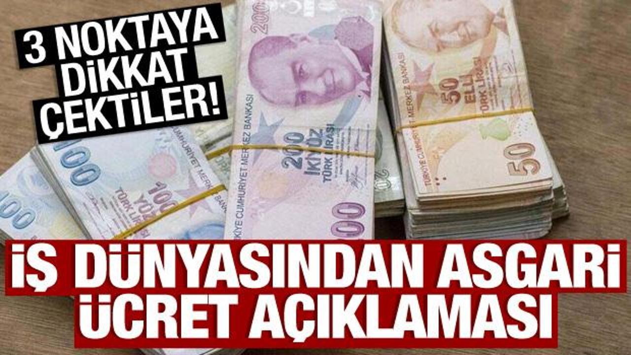 Asgari &uuml;cret zammı sonrası iş d&uuml;nyasından ilk tepkiler: Avdagi&ccedil; 3 noktaya dikkat &ccedil;ekti