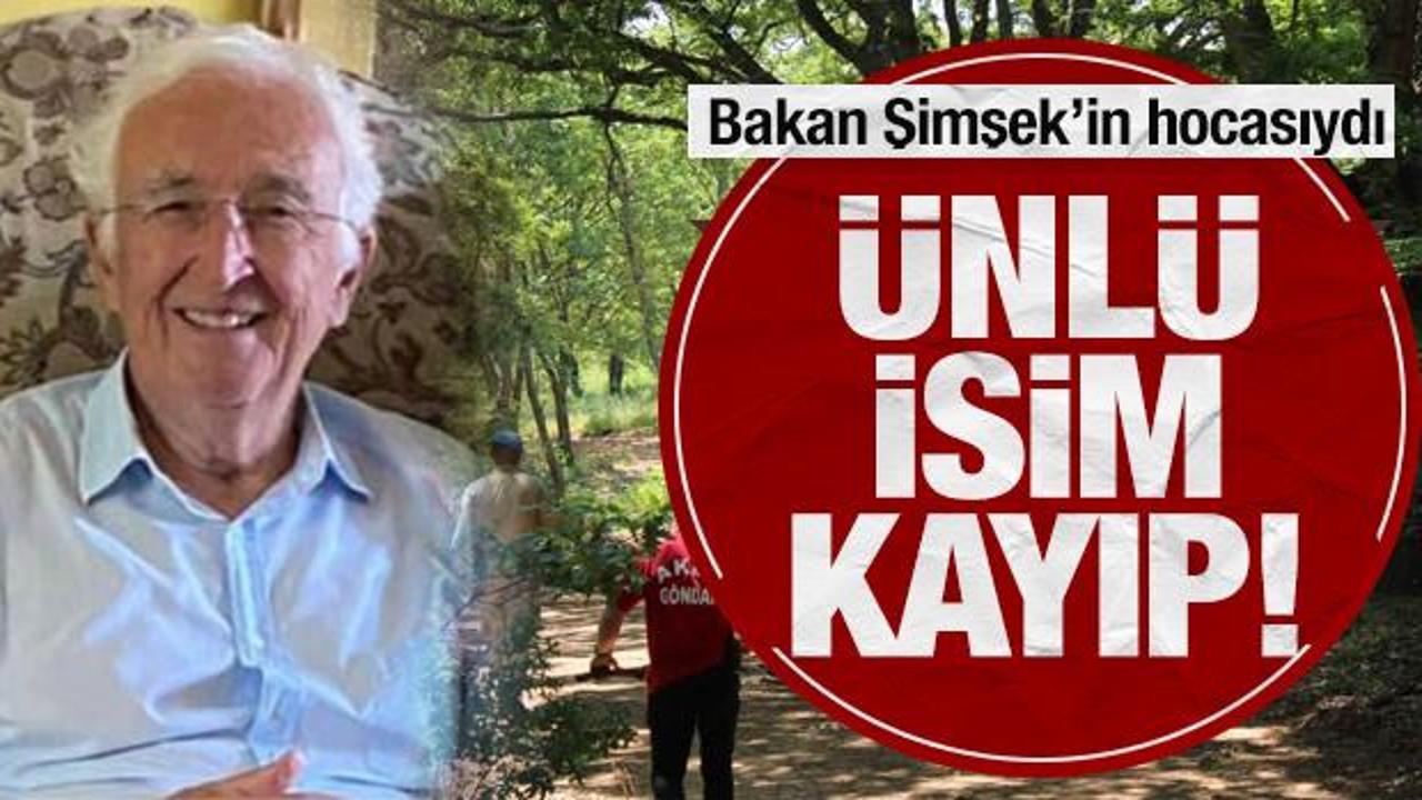 Bakan Şimşek'in hocasından 8 gündür haber yok! Ünlü isim Balıkesir'de kayboldu