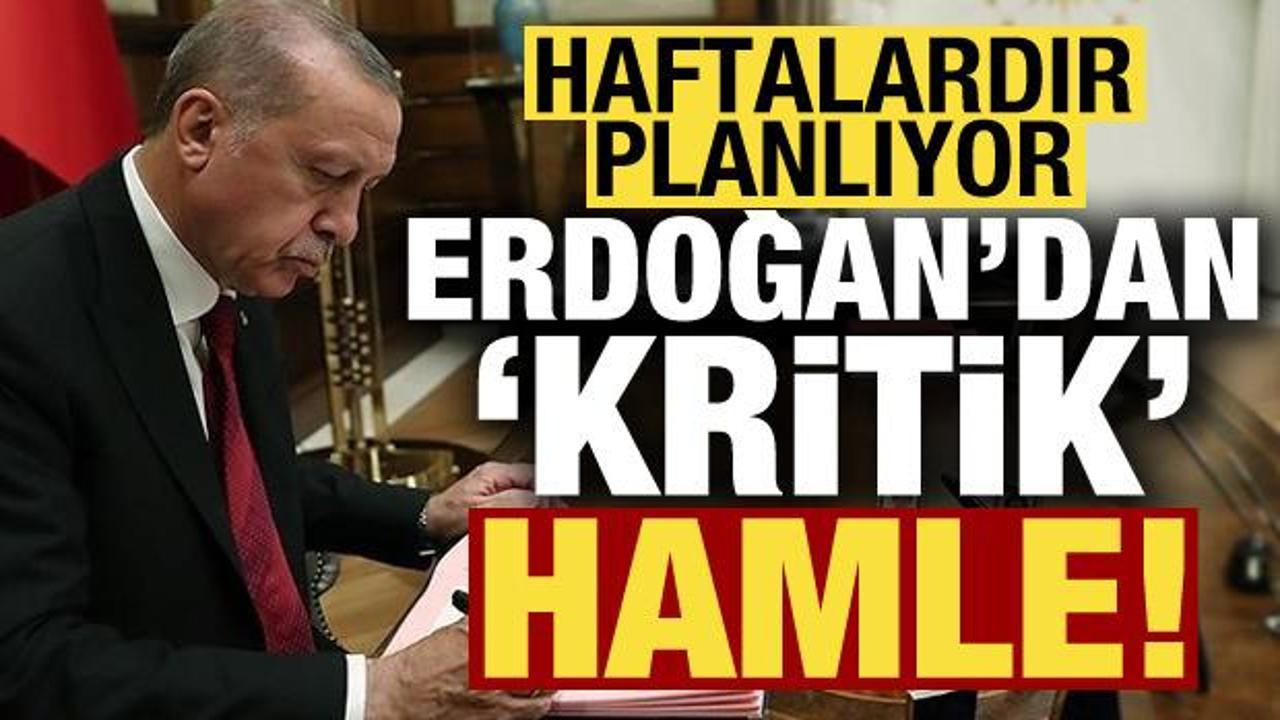 Başkan Erdoğan haftalardır planlıyor, kritik hamle!