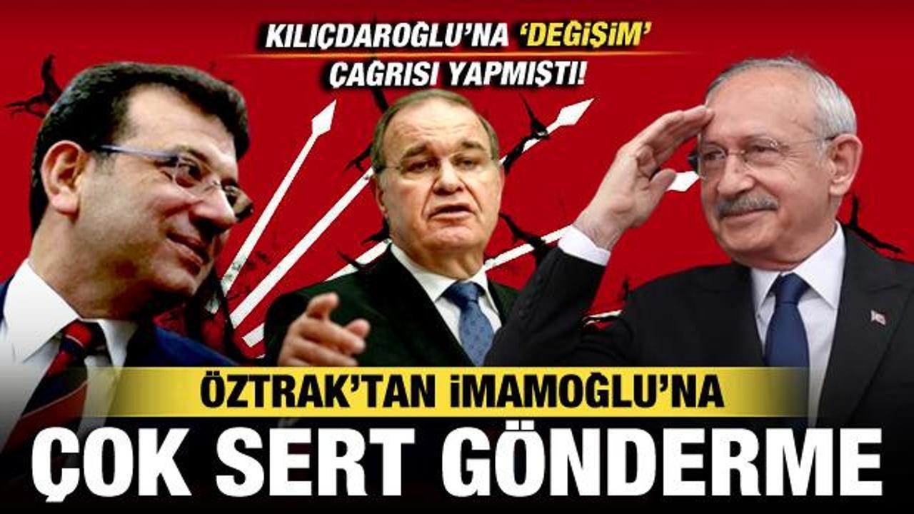 CHP'de i&ccedil; savaş b&uuml;y&uuml;yor! Faik &Ouml;ztrak'tan İmamoğlu'na &ccedil;ok sert g&ouml;nderme: İşini yap
