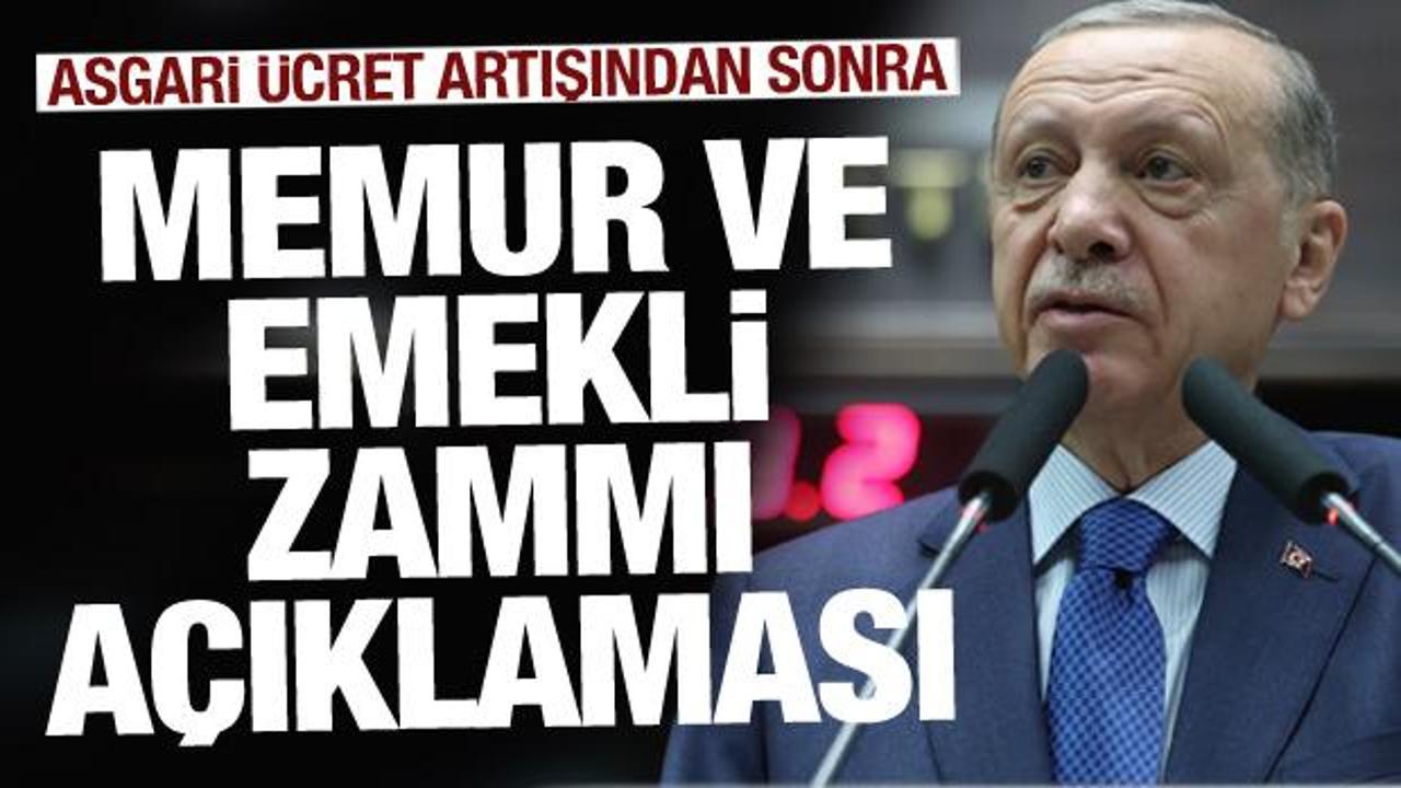 Cumhurbaşkanı Erdoğan'dan asgari &uuml;cret ve memur maaşı a&ccedil;ıklaması