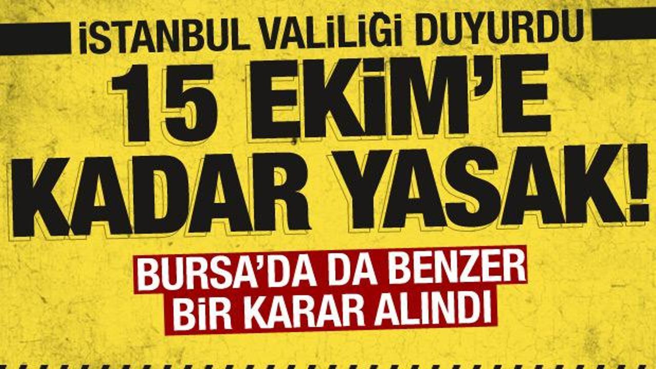 İstanbul'da 15 Ekim'e kadar ormanlık alanlara giriş yasaklandı