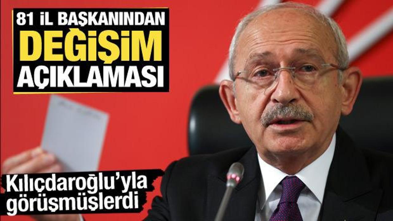 Kılıçdaroğlu'yla görüşen CHP'nin 81 il başkanından ortak açıklama