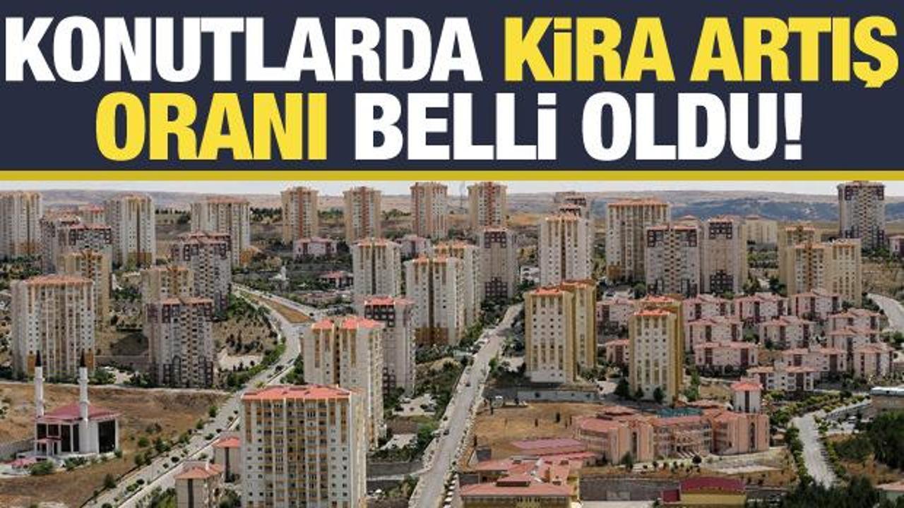 Kirada yüzde 25 zam sınırı 1 yıl uzatıldı