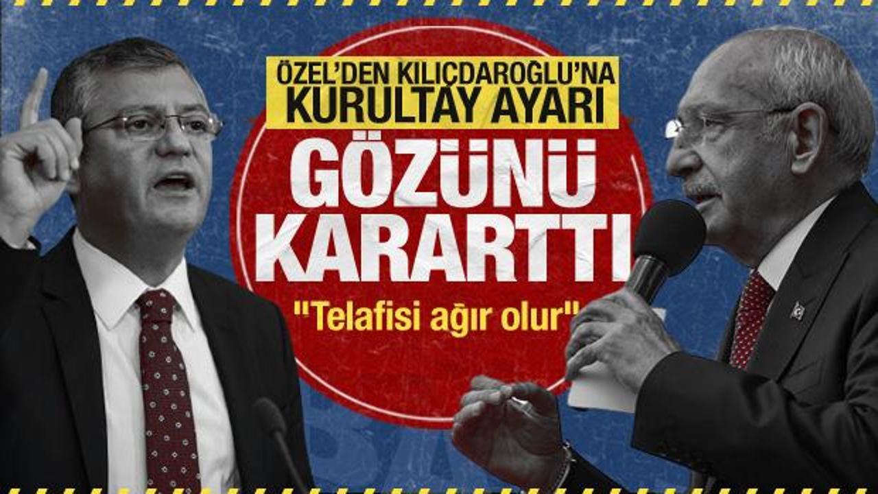 Özgür Özel'den Kılıçdaroğlu'na kurultay ayarı! Gözünü kararttı