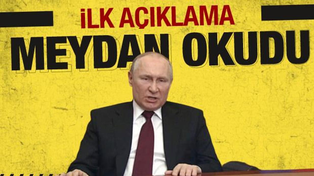 Wagner'e karşı Putin'den ilk açıklama! Meydan okudu resti çekti
