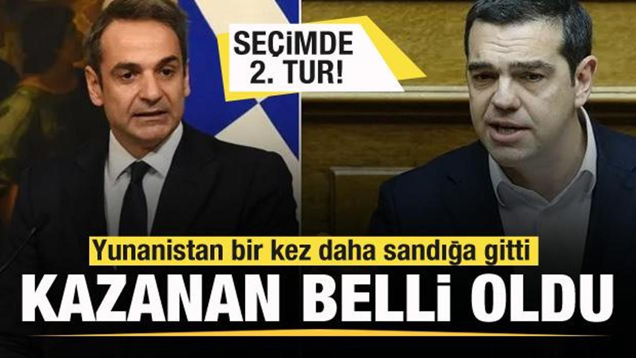 Yunanistan'da 2. tur se&ccedil;imleri! Kazanan belli oldu