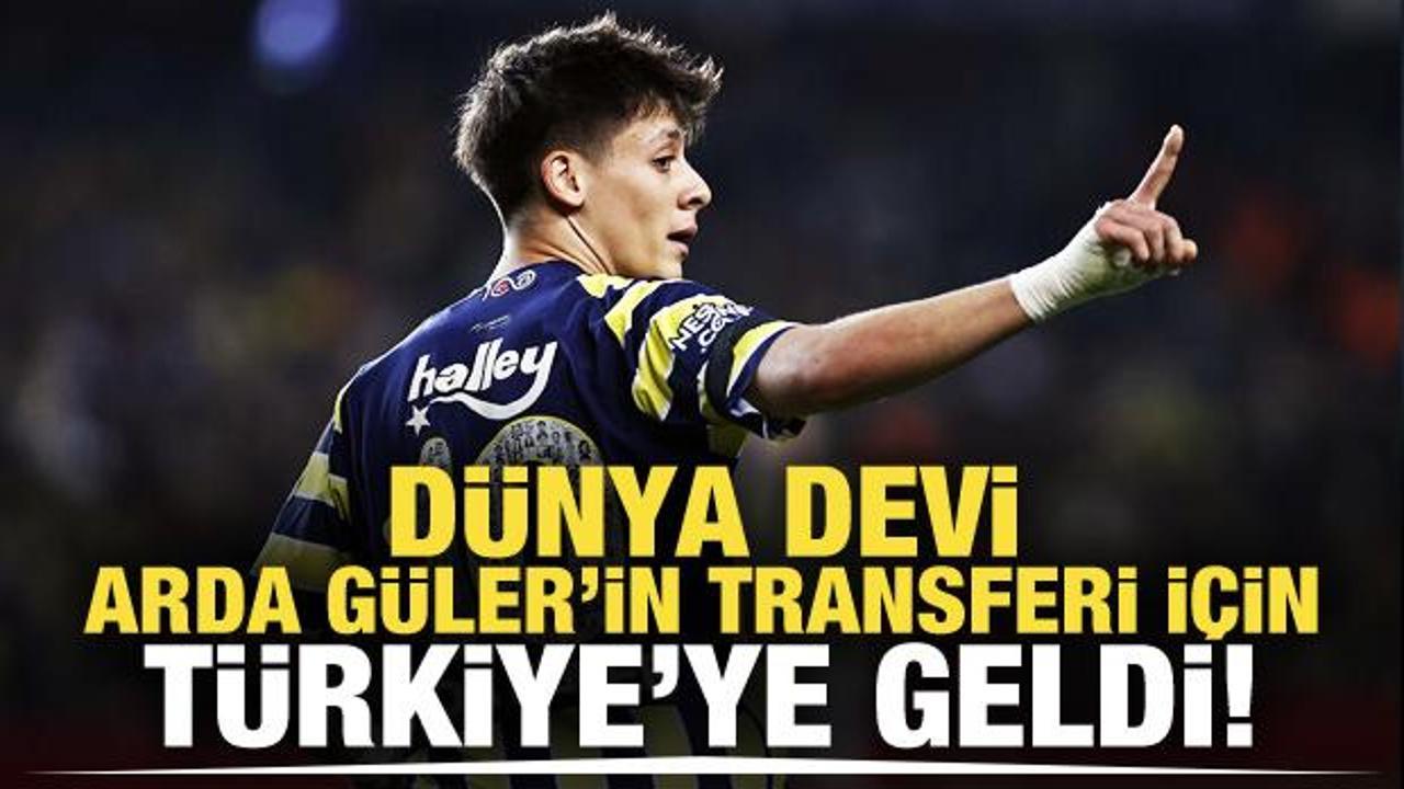 D&uuml;nya devi Arda G&uuml;ler transferi i&ccedil;in T&uuml;rkiye'ye geldi!