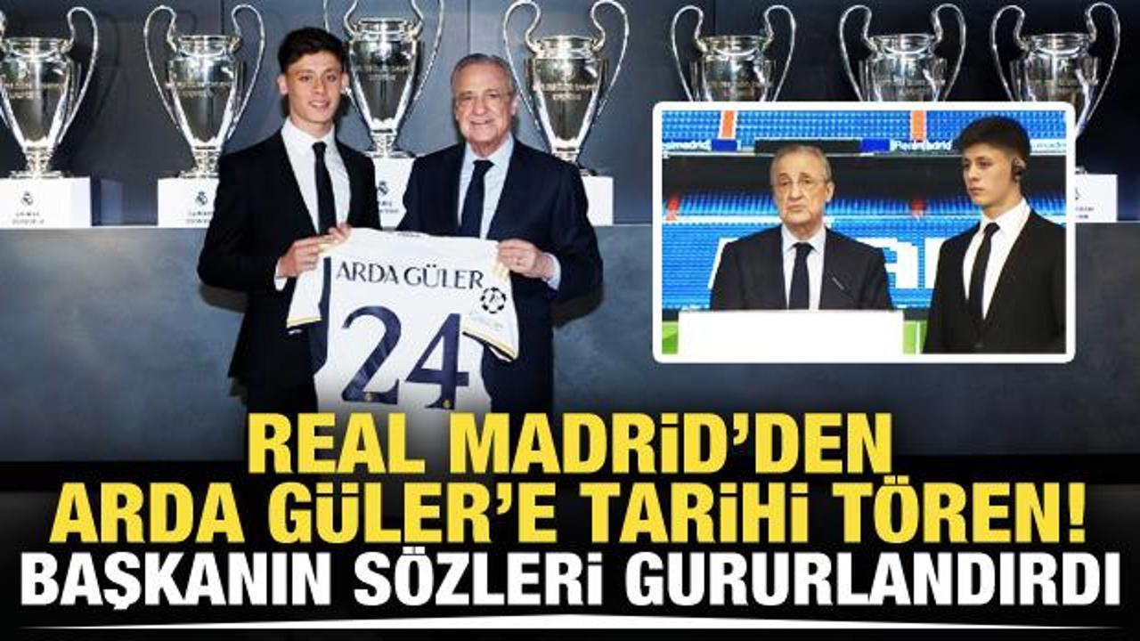 Arda G&uuml;ler, Real Madrid'e 6 yıllık imzayı attı!
