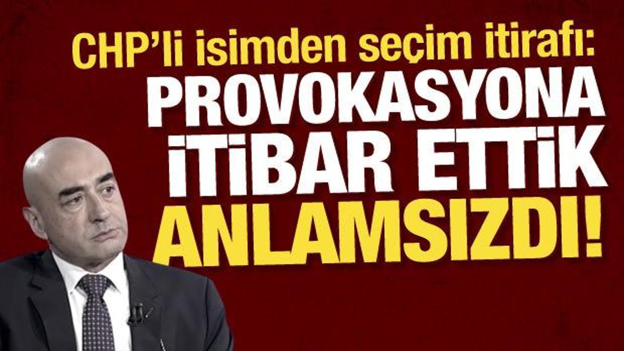 CHP'nin YSK temsilcisinden itiraf: Provokasyona itibar ettik, anlamsız isnatlarda bulunduk