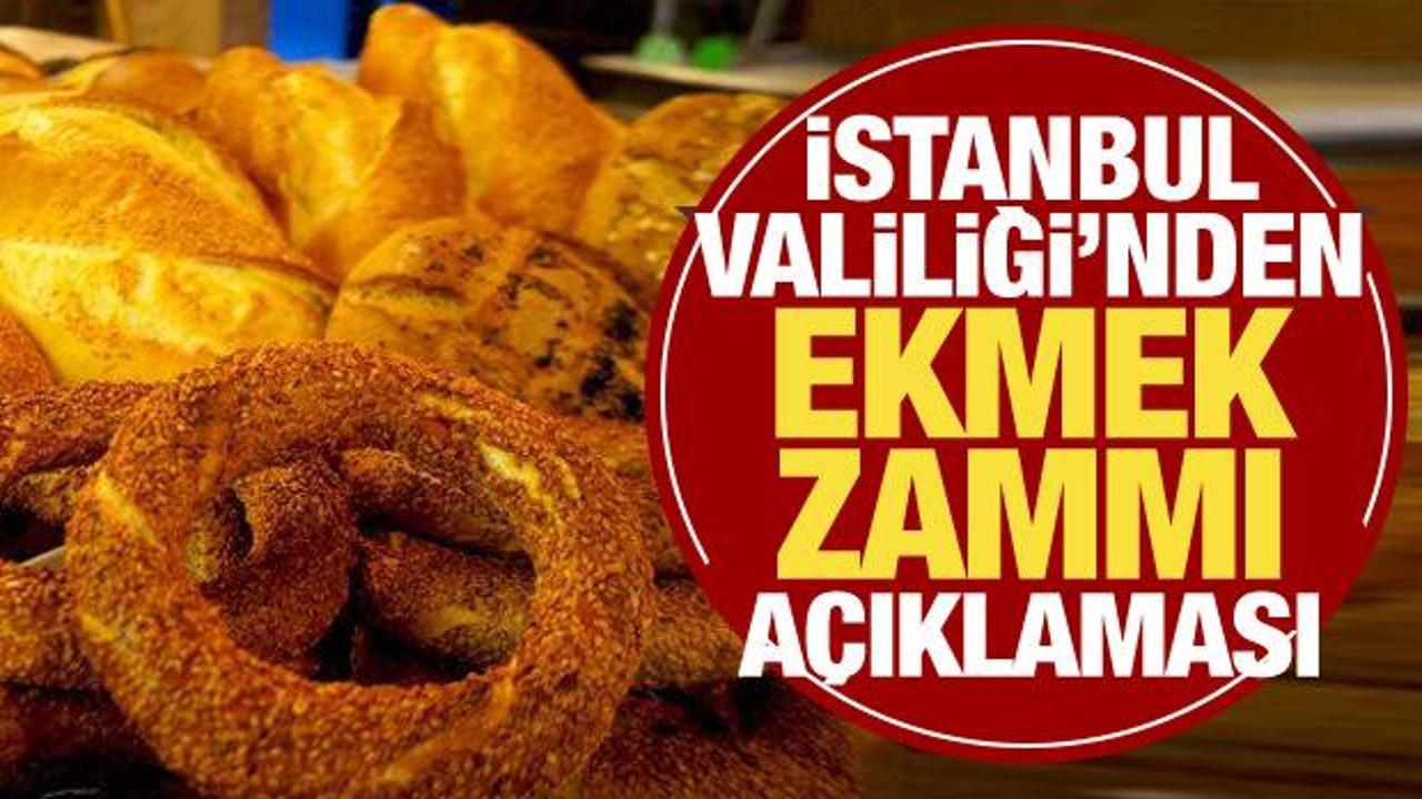 İstanbul Valiliği'nden ekmek zammı açıklaması: Düzenleme yapılmadı