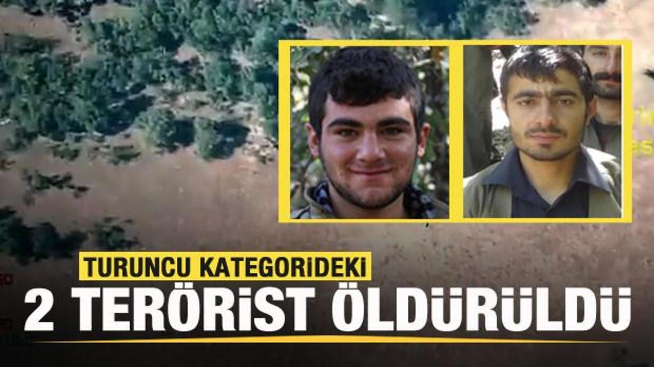 Şehitlerimizin kanı yerde kalmadı! Turuncu kategorideki 2 ter&ouml;rist &ouml;ld&uuml;r&uuml;ld&uuml;