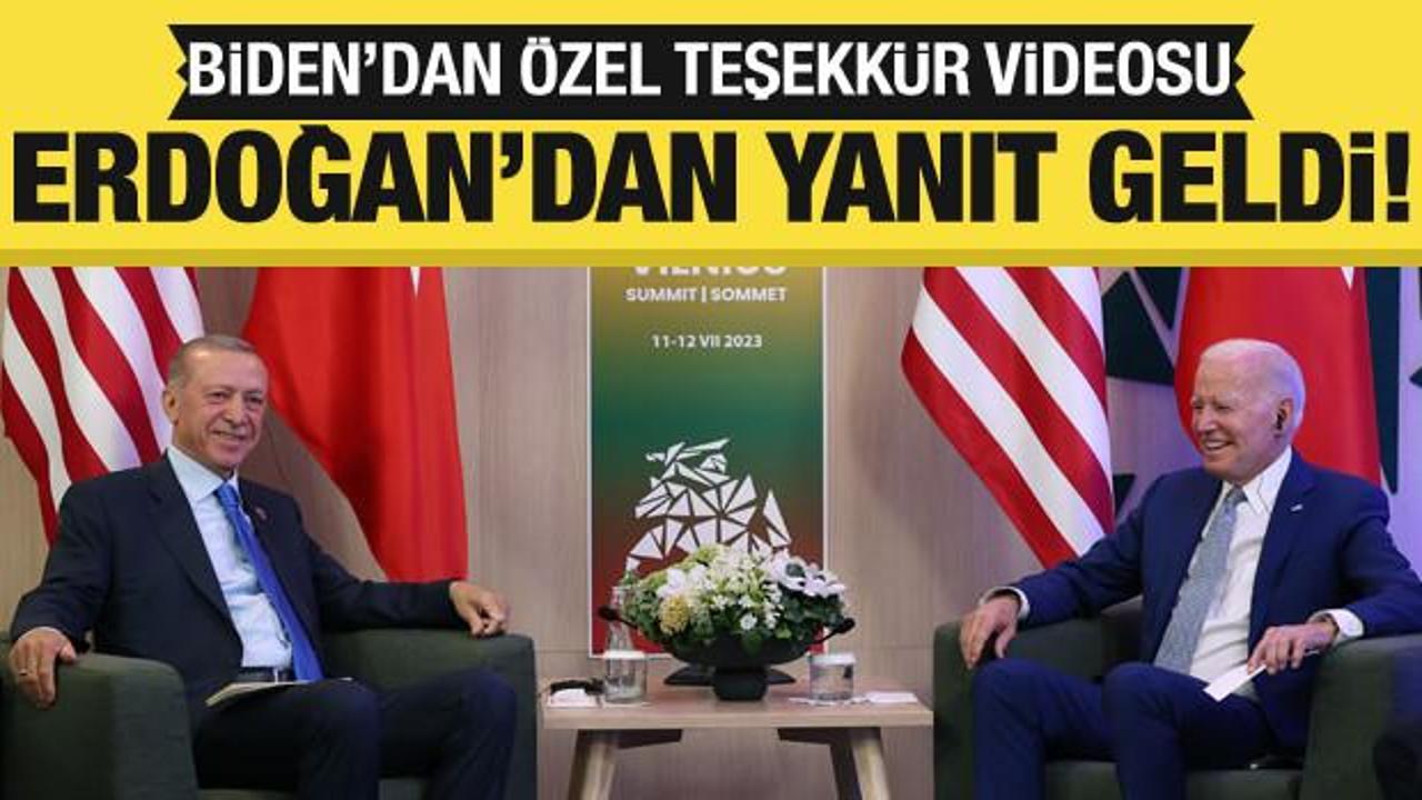Biden'ın Erdoğan'a &ouml;zel teşekk&uuml;r paylaşımı sonrası Erdoğan'dan a&ccedil;ıklama!