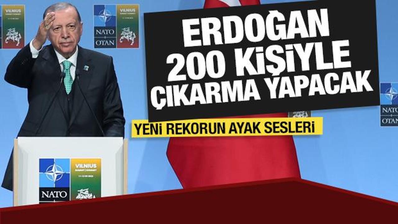 Erdoğan 200 iş insanıyla &ccedil;ıkarma yapacak: Yeni rekorun ayak sesleri...